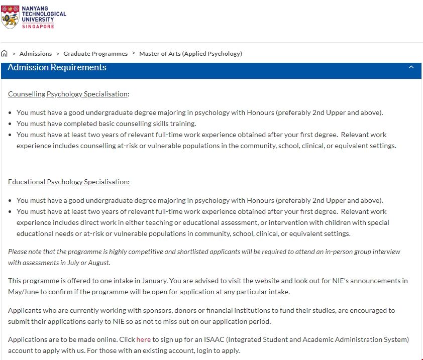 南洋理工大學(xué)應(yīng)用心理學(xué)碩士申請(qǐng)條件.png 南洋理工大學(xué)應(yīng)用心理學(xué)碩士申請(qǐng)條件.png