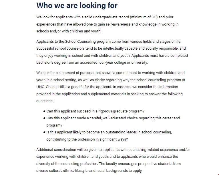北卡羅來納大學教堂山分校心理咨詢碩士申請條件.png 北卡羅來納大學教堂山分校心理咨詢碩士申請條件.png