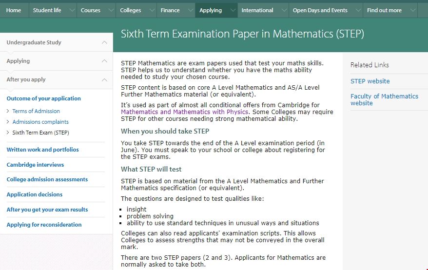 劍橋大學(xué)STEP考試報名已經(jīng)開啟.png 劍橋大學(xué)STEP考試報名已經(jīng)開啟.png