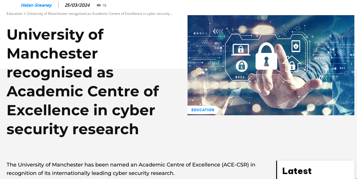 曼大被評(píng)為網(wǎng)絡(luò)安全研究卓越學(xué)術(shù)中心.png