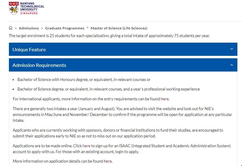 南洋理工大學生命科學碩士錄取條件png 南洋理工大學生命科學碩士錄取條件.png